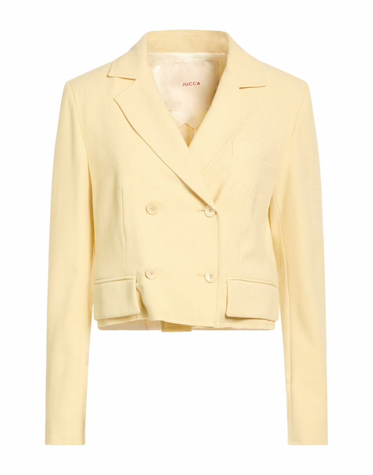 Jucca Womens Blazer Pastel in Yellow