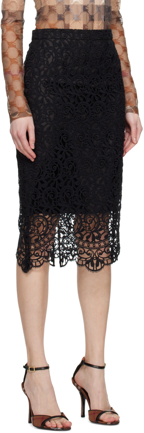 Burberry Girls Myrtle Skirt In Black