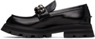 Alexander McQueen Black Calfskin Loafers