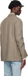Valentino Beige Single-Breasted Blazer