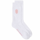 Carne Bollente Women's Love My Feet Sock in White