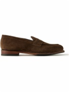 Grenson - Lloyd Suede Loafers - Brown