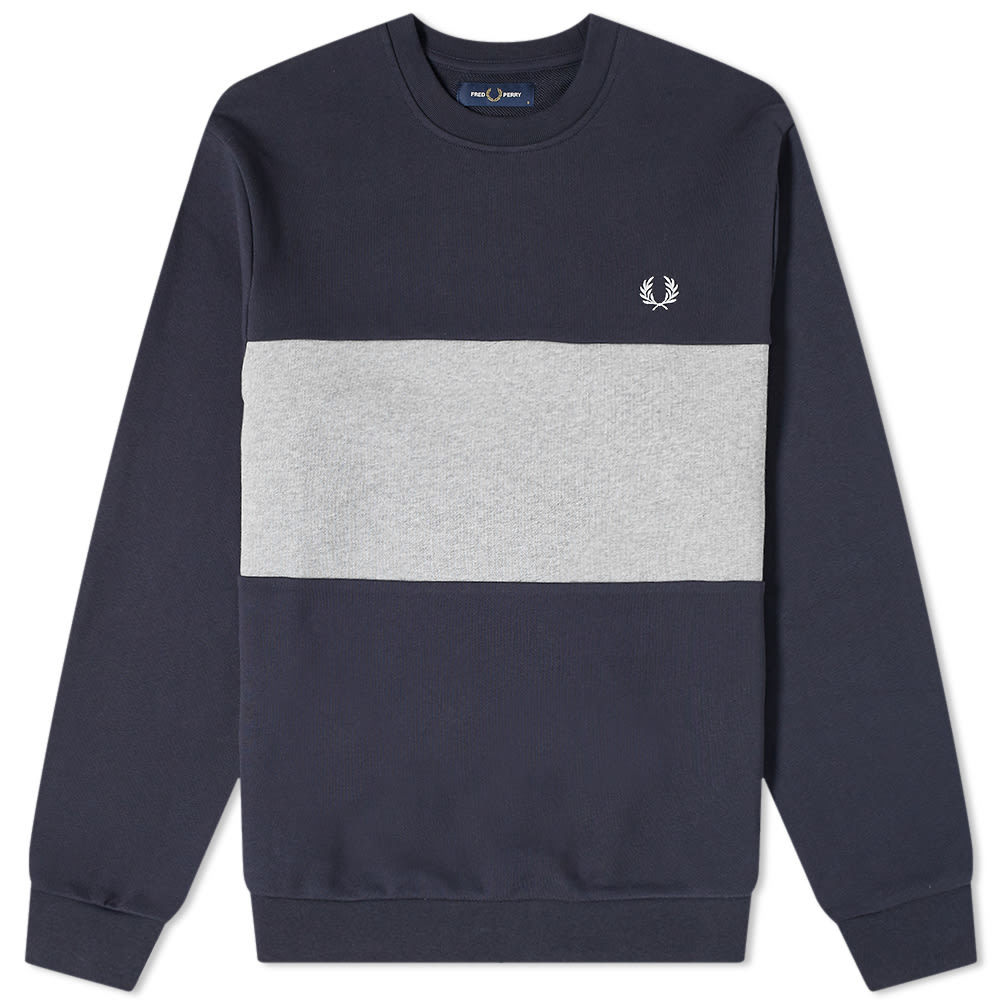 Fred Perry Authentic Colour Block Sweat Fred Perry Authentic