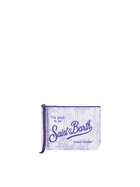 MC2 Saint Barth Aline Scuba Pochette With Toile De Jouy Print