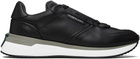 Ferragamo Black & White Low Cut Sneakers