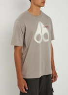 Moose Knuckles Maurice Printed Cotton T-shirt Taupe