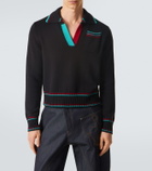 JW Anderson Cotton, cashmere, and wool polo sweater