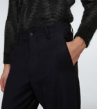 Giorgio Armani - Tapered wool flannel pants