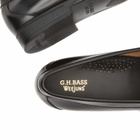 Bass Weejuns Men's Easy Weejun Larson Penny Loafer in Black Leather