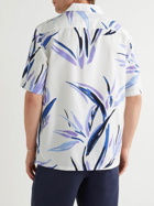 Club Monaco - Convertible-Collar Printed Cotton and Lyocell-Blend Shirt - White