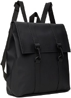 RAINS Black MSN Mini Backpack