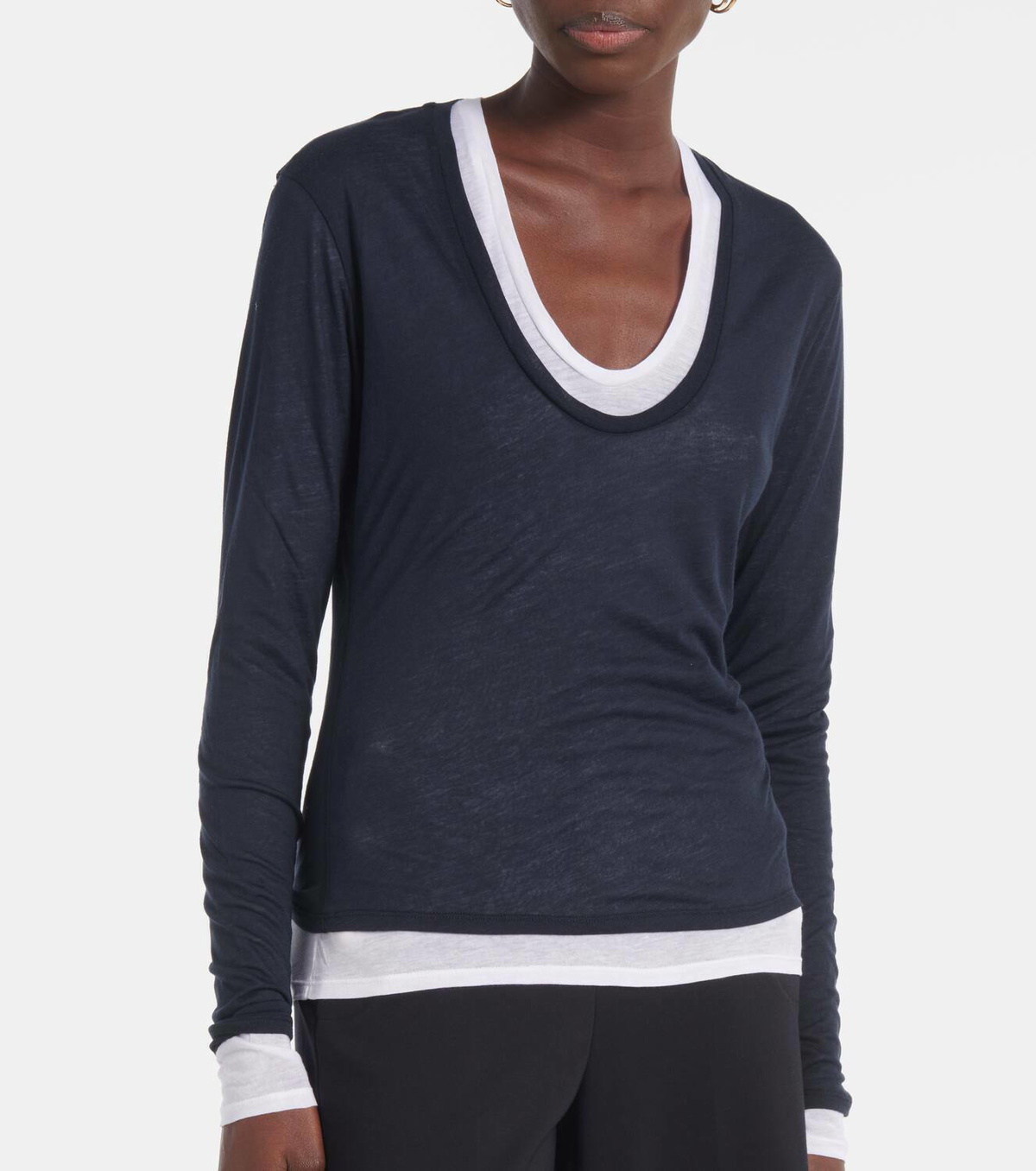 Dorothee Schumacher Layer Love layered jersey T-shirt