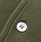 Loro Piana - Cotton-Piqué Shirt - Green