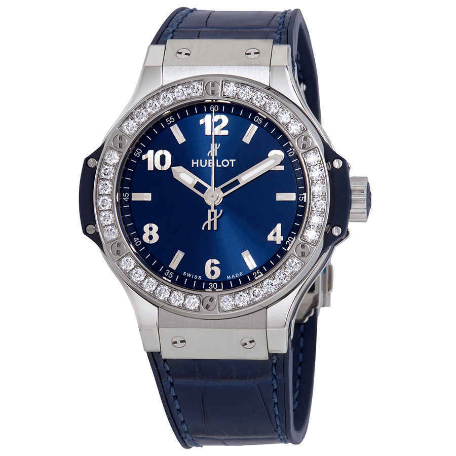 Hublot Big Bang Diamond Blue Dial Ladies Watch 361.SX.7170.LR.1204