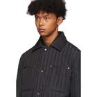 Craig Green Black Quilted Worker Jacket