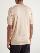Thom Sweeney - Cashmere and Silk-Blend Knitted T-Shirt - Neutrals