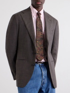Drake's - 7cm Paisley-Print Wool and Silk-Blend Tie