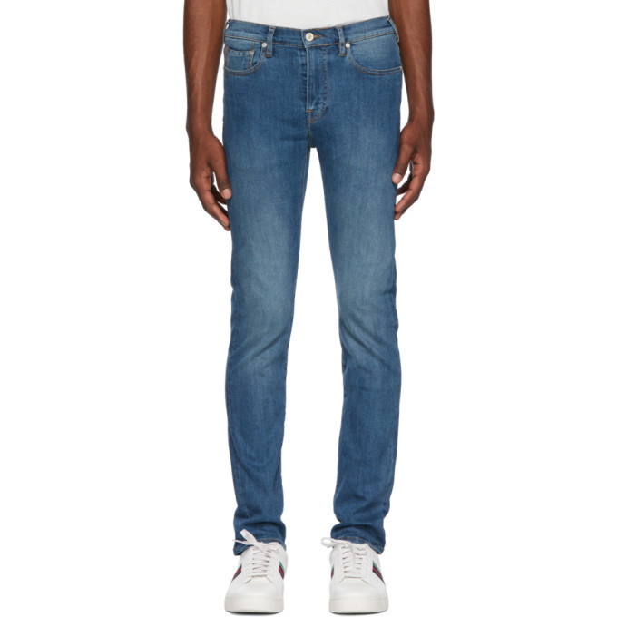 Photo: PS by Paul Smith Blue Slim Fit Jeans