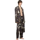 Dries Van Noten Off-White and Black Charles Robe