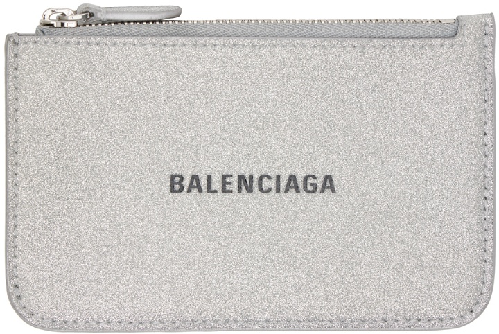 Photo: Balenciaga Silver Cash Card Holder