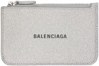 Balenciaga Silver Cash Card Holder