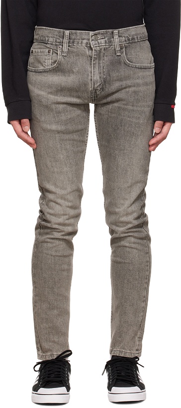 Photo: Levi's Gray 512 Slim Taper Jeans