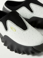 Oakley Factory - Brain Dead Chop Saw Mesh and Textured-Leather Slip-On Sneakers - White