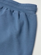 Hanro - Natural Living Tapered Stretch-Cotton Terry Sweatpants - Blue