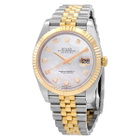 Rolex Datejust 41 Automatic Diamond White Mother of Pearl Dial Watch 126333WDJ