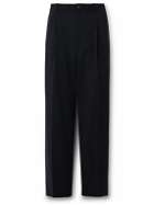 The Row - Keenan Pleated Woven Suit Trousers - Blue