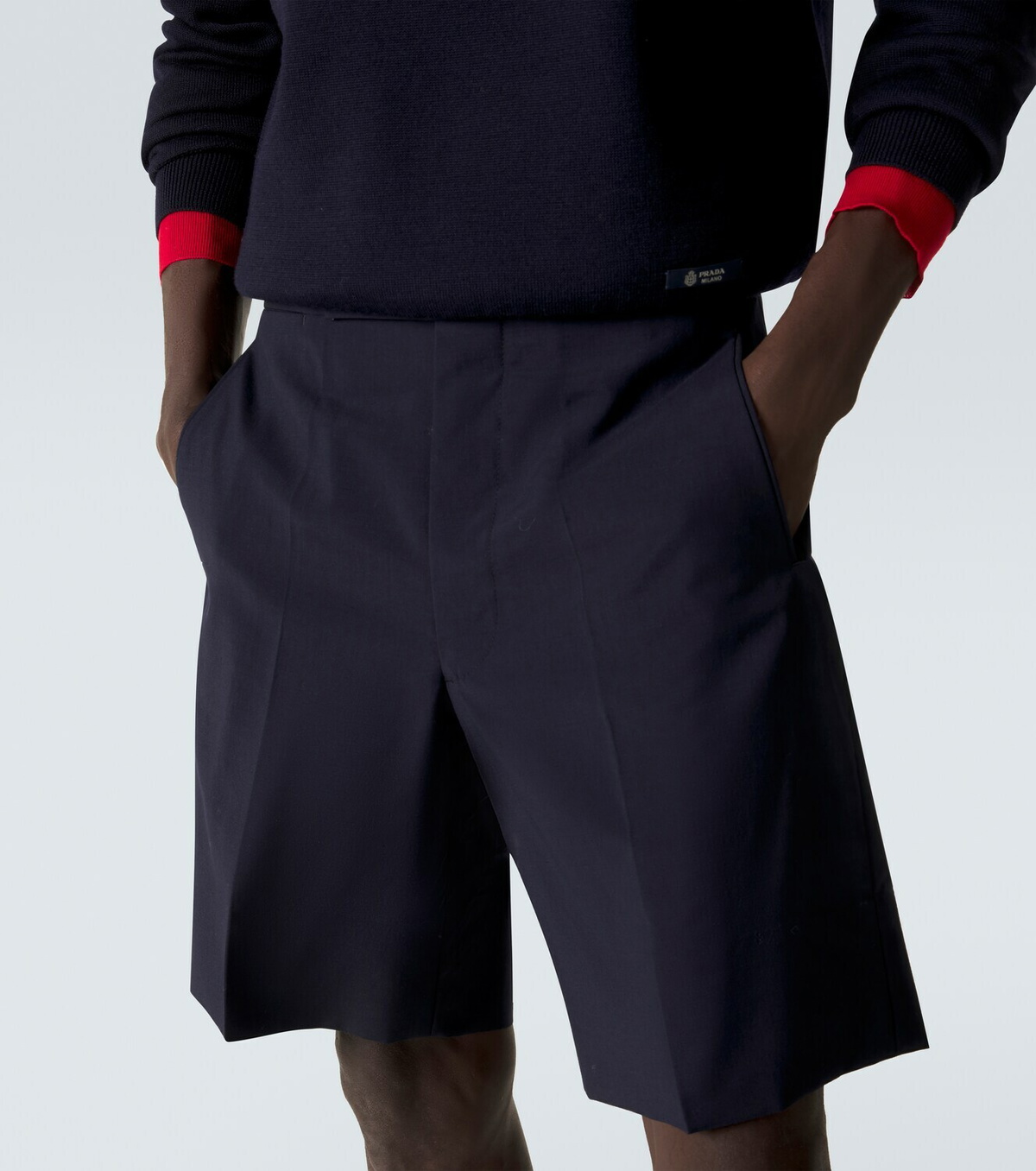 Prada Wool and mohair Bermuda shorts