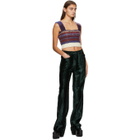 Louise Lyngh Bjerregaard Multicolor Alpaca Corset Tank Top