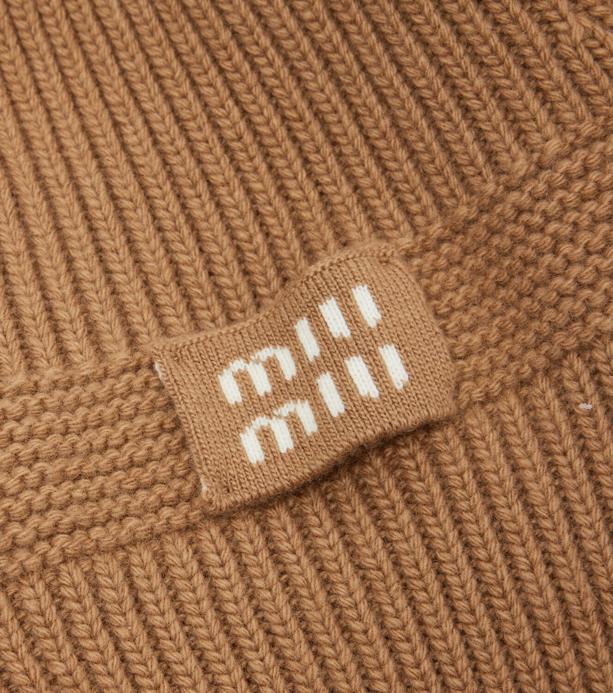 Miu Miu Shearling-trimmed wool and cashmere hat