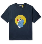 Moncler Genius - 1 JW Anderson Printed Cotton-Jersey T-Shirt - Blue