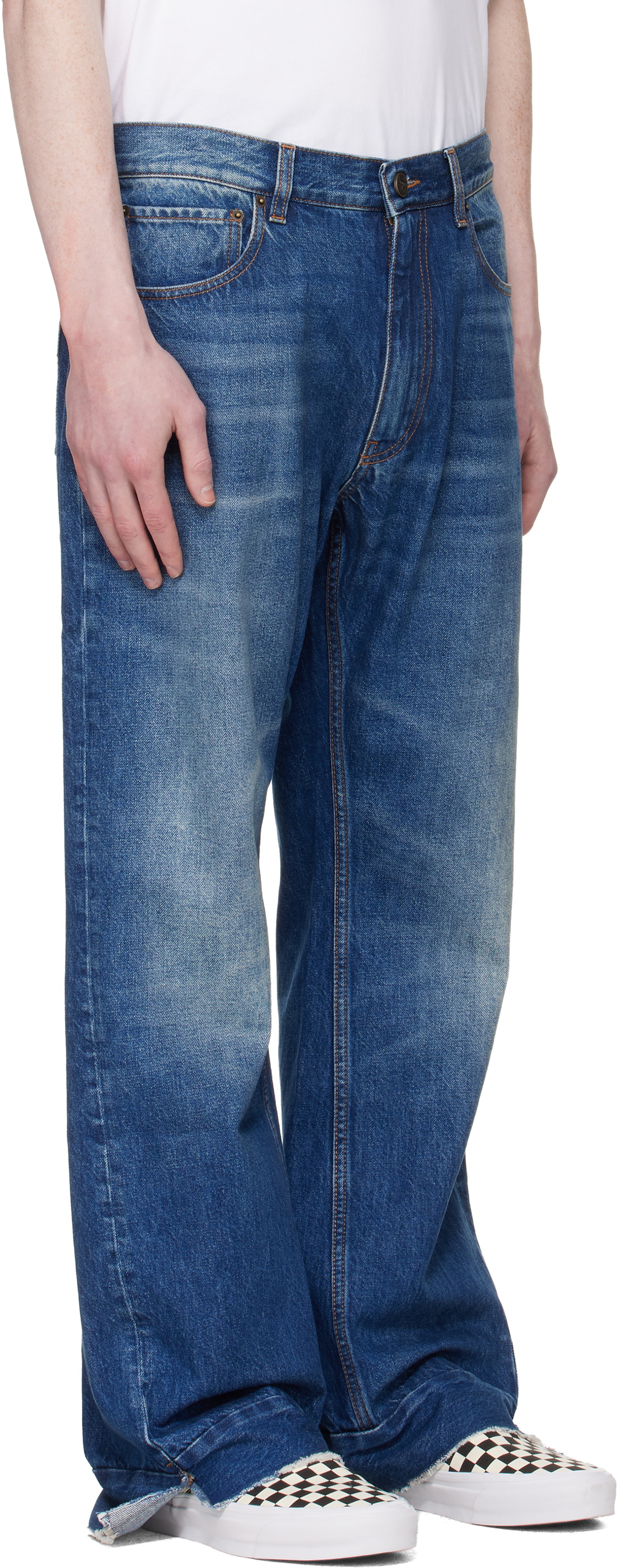 VETEMENTS Blue Bootcut Jeans