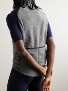 Café du Cycliste - Padded Quilted Shell and Fleece Gilet - Blue
