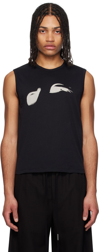 Photo: Ann Demeulemeester Black Ysewijn Smokey Eyes Tank Top