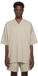 Fear of God ESSENTIALS Gray V-Neck T-Shirt