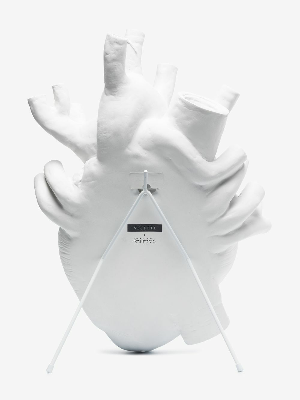 Seletti White Love In Bloom Porcelain Vase