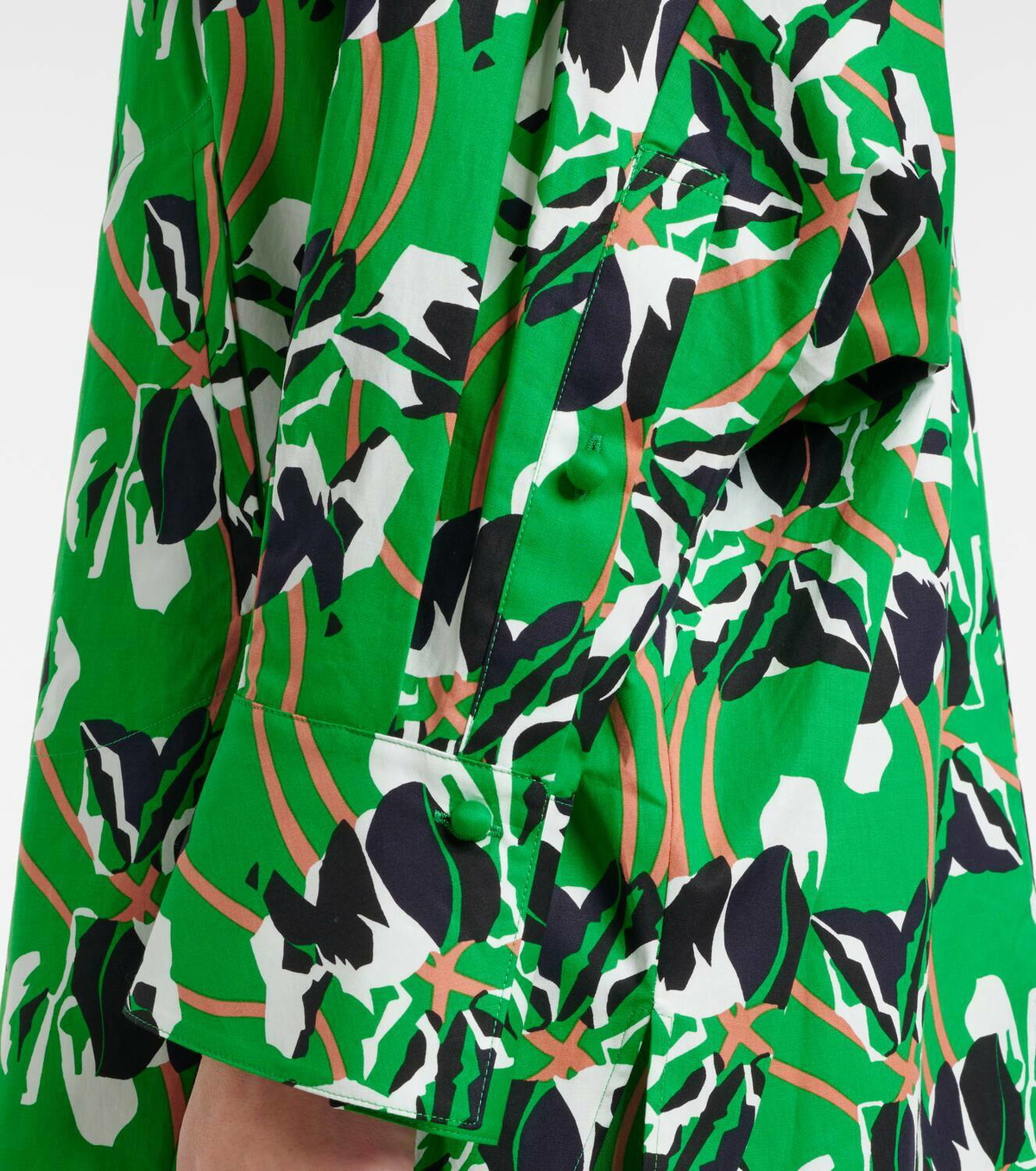 Diane von Furstenberg Caleb printed cotton blouse