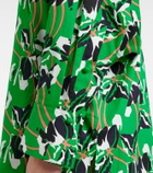 Diane von Furstenberg Caleb printed cotton blouse