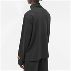 Heron Preston Men's Long Sleeve HPNY Emblem Rollneck T-Shirt in Black