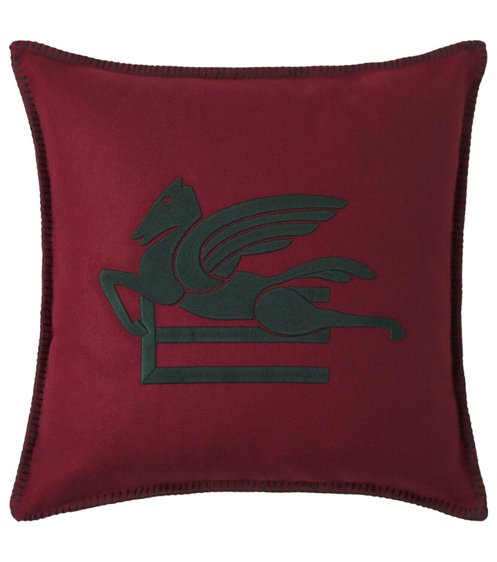 Photo: Etro Pegaso wool cushion