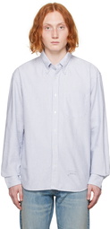 GANT 240 MULBERRY Blue & White Rel Shirt