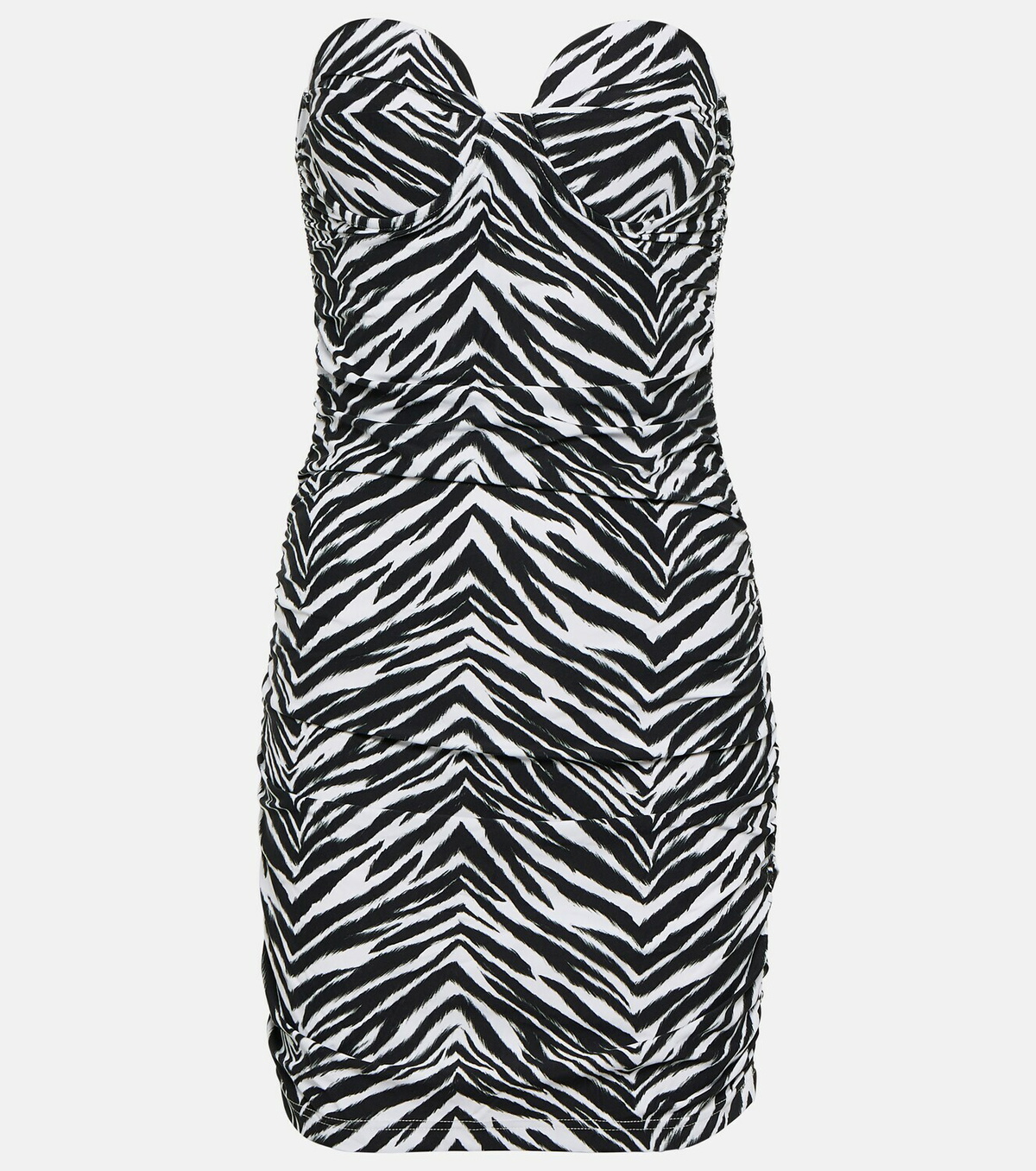 LS TURTLENECK STRAPLESS DIANA MINI DRESS