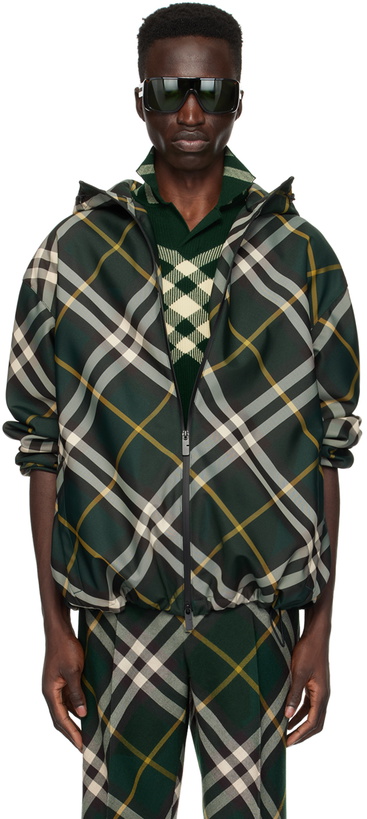 Photo: Burberry Green Check Jacket