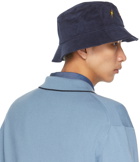 Paul Smith Navy Pin Badges Bucket Hat