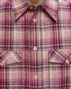 Marant Lydian Shirt Pink/Purple - Mens - Longsleeves