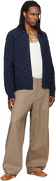 YMC Navy Rat Pack Cardigan
