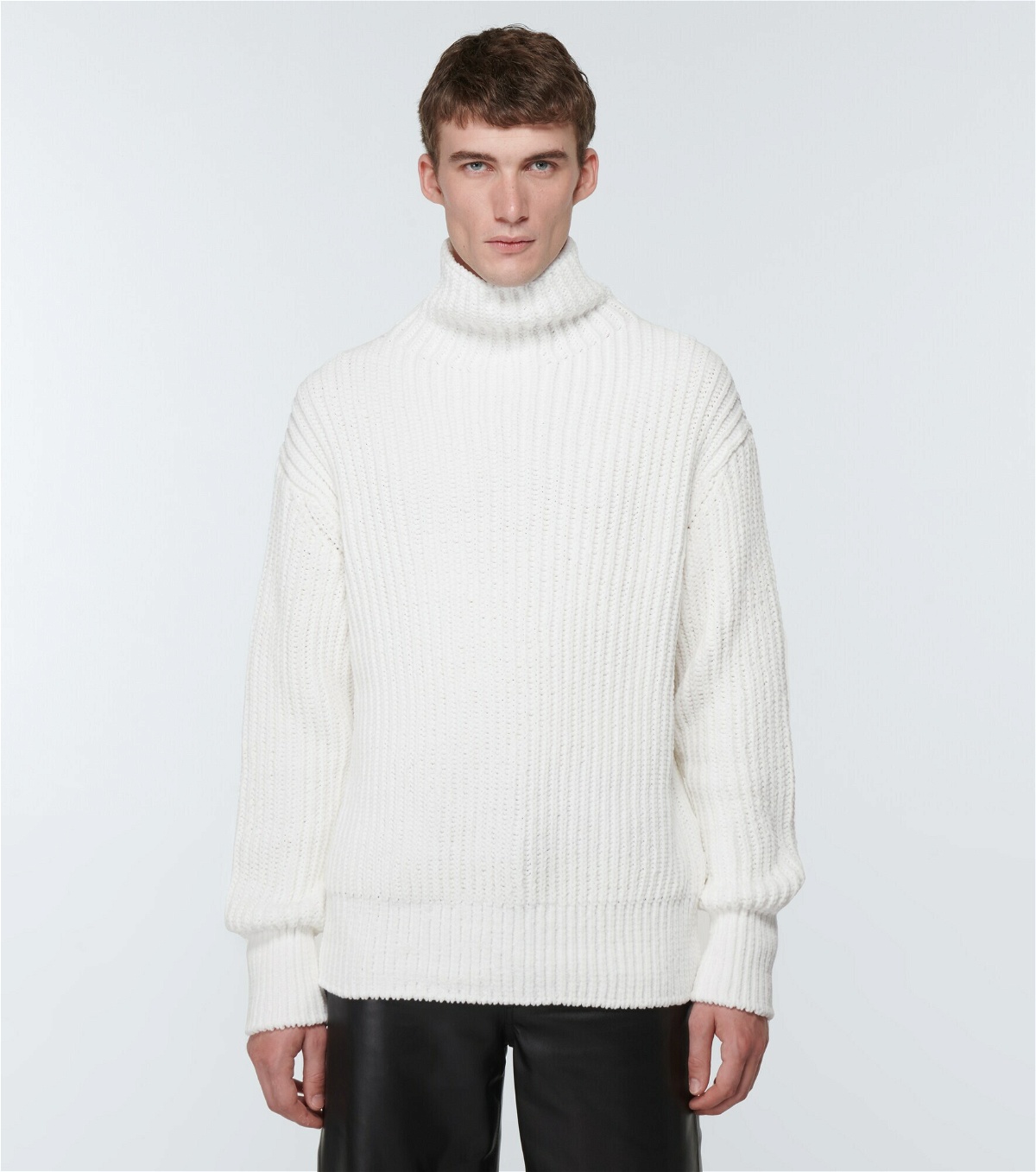 Amiri - Ribbed-knit chenille turtleneck sweater Amiri